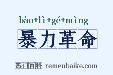 暴力革命是什么意思的图片